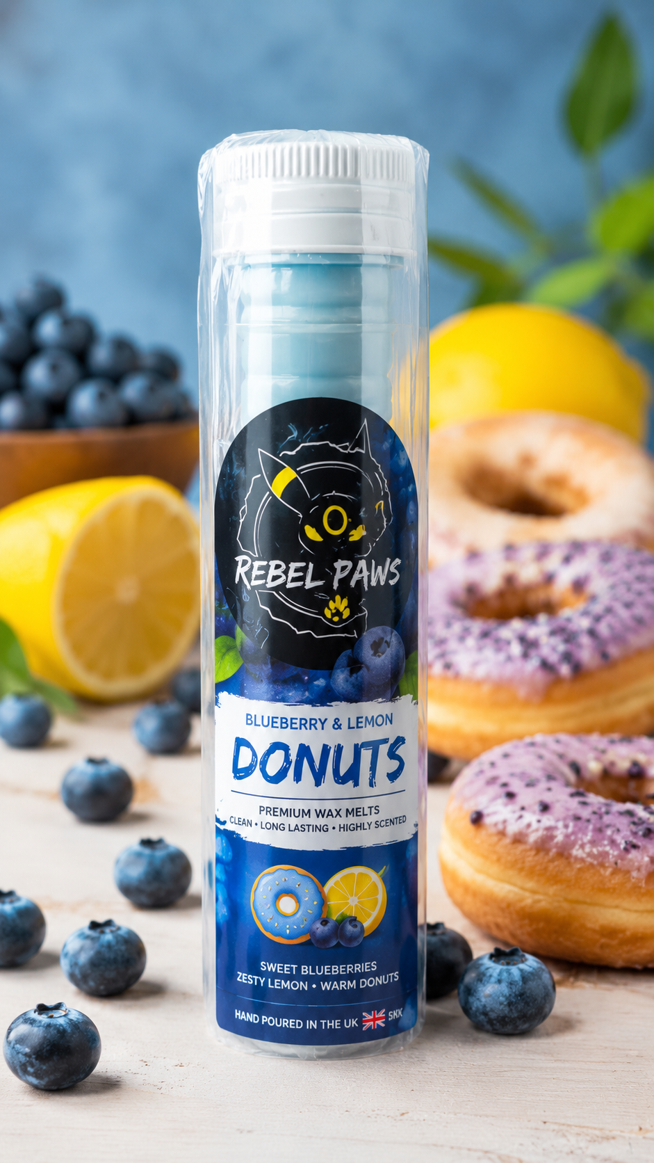 Blueberry & Lemon donuts