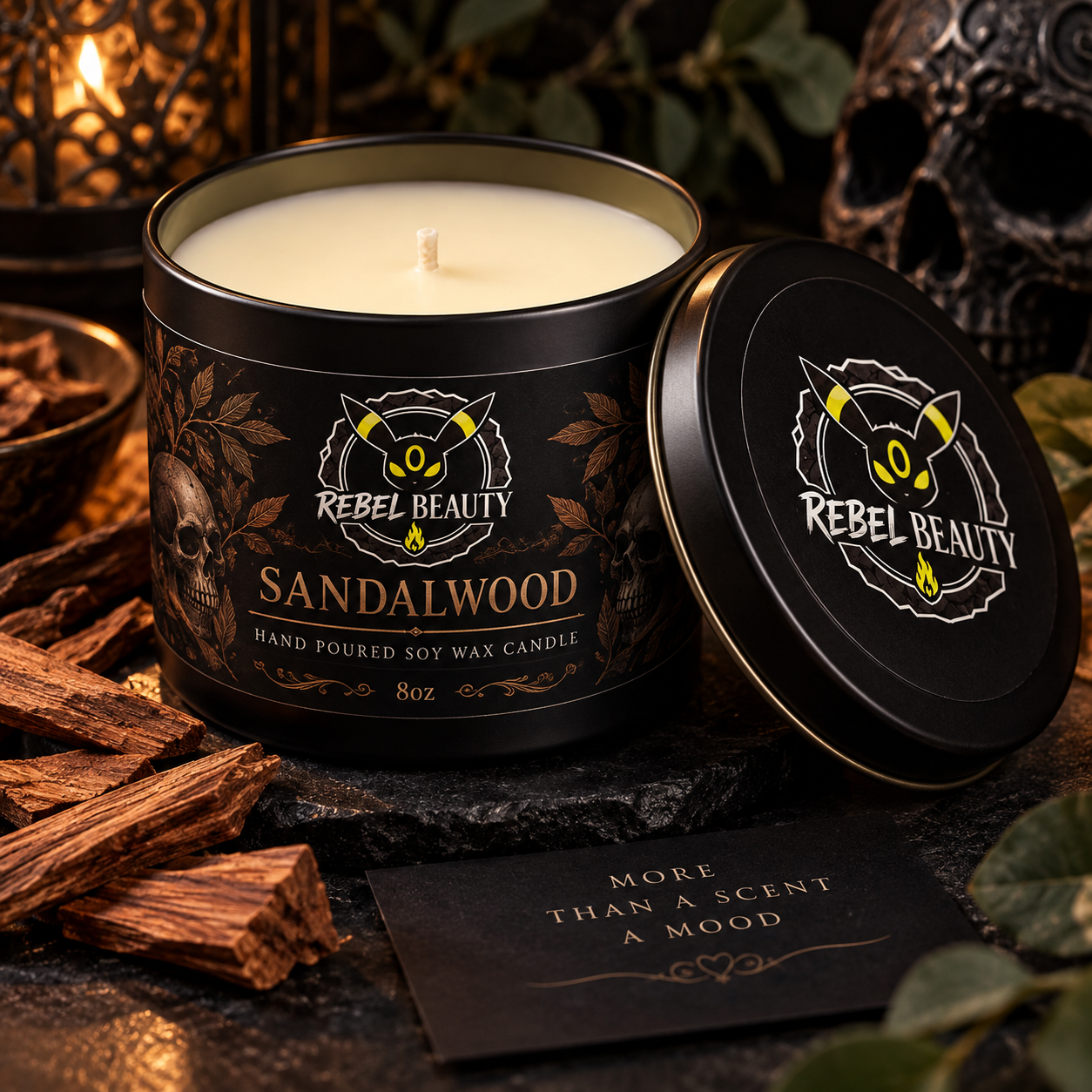Sandalwood 8oz candle